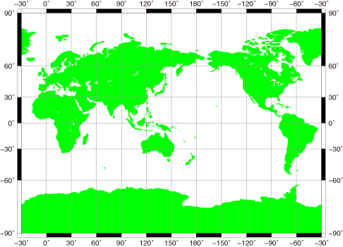 Millar Cylindrical Projection